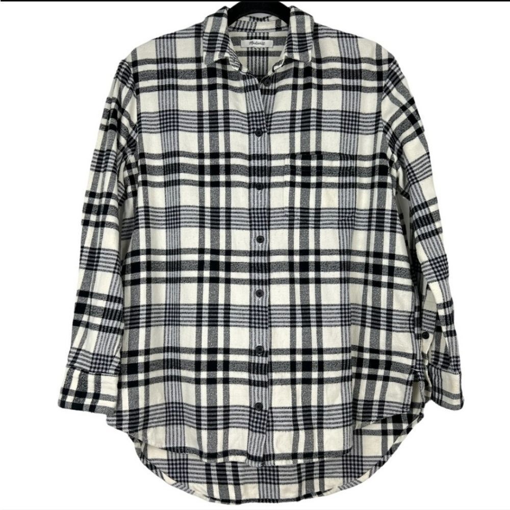 Madewell Ex Boyfriend Oversized Plaid Women’s Blouse